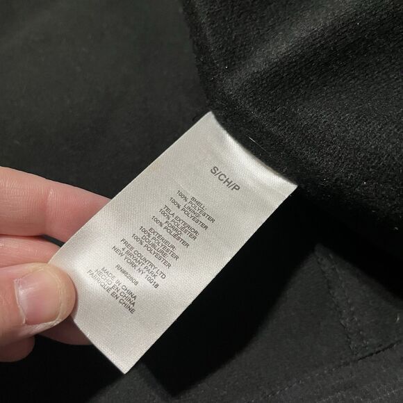 Free Country Womens Size S Black Full Zip Fleece Lined Coat Jacket Performance - Picture 8 of 10